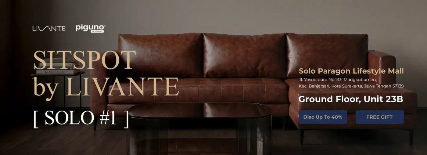 livante Sofa event - sitspot on solo paragon