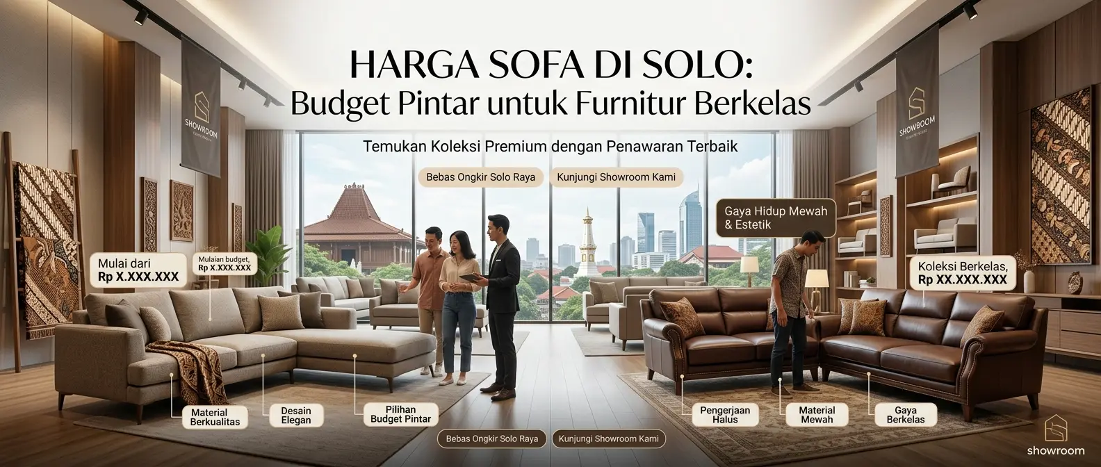 Harga Sofa di Solo Budget Pintar untuk Furnitur Berkelas