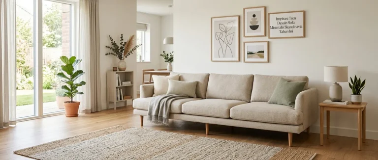 Inspirasi Tren Desain Sofa Minimalis Skandinavia Tahun Ini