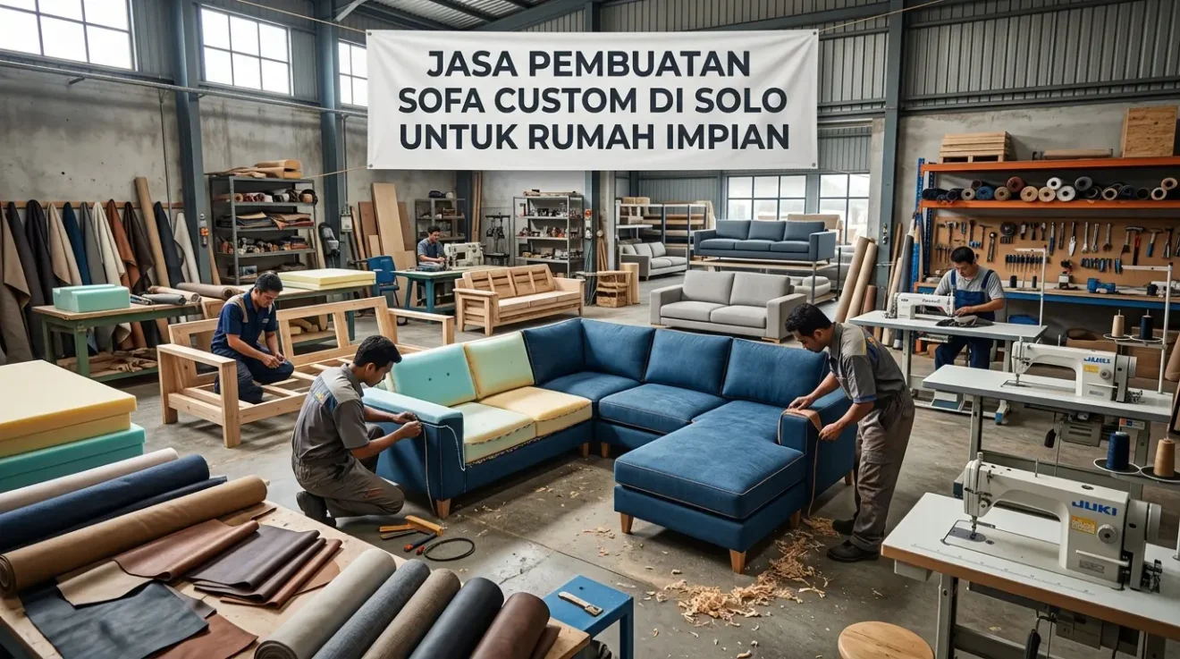Jasa Pembuatan Sofa Custom di Solo untuk Rumah Impian