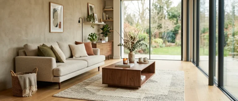 Memadukan Sofa Minimalis dengan Coffee Table dan Karpet yang Serasi