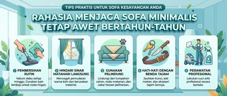 Rahasia Menjaga Sofa Minimalis Tetap Awet Bertahun-Tahun