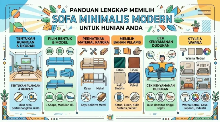 Panduan Lengkap Memilih Sofa Minimalis Modern untuk Hunian Anda