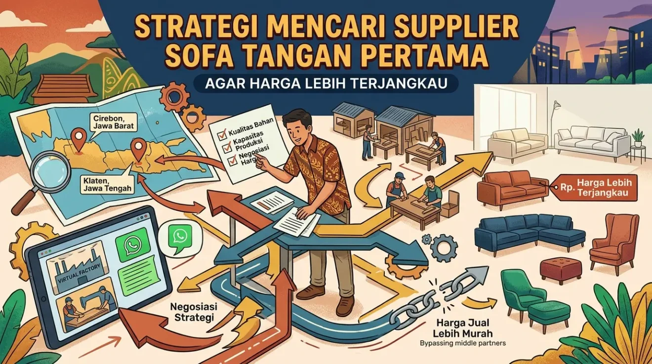 Harga distributor sofa langsung pabrik