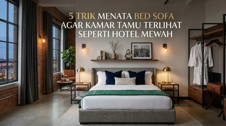 5 Trik Menata Bed Sofa Agar Kamar Tamu Terlihat Seperti Hotel Mewah