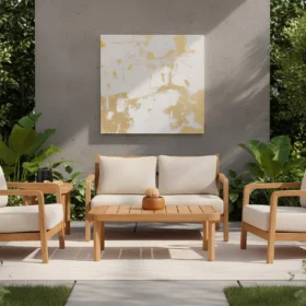 Andaru Living Set Outdoor Wooden Furniture