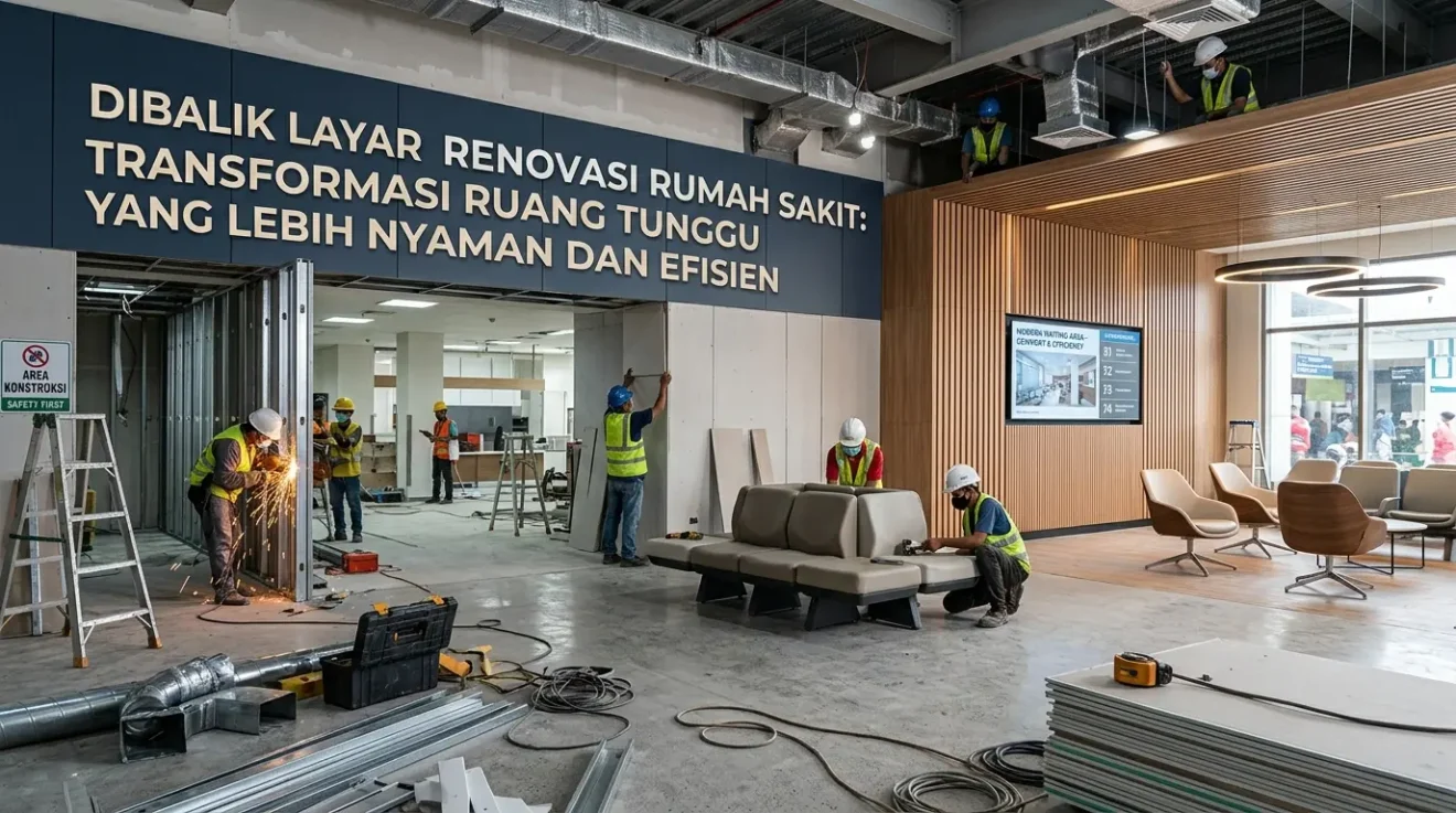 Dibalik Layar Renovasi Rumah Sakit Transformasi Ruang Tunggu
