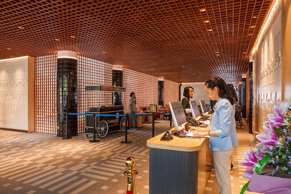 Interior kontraktor proyek Golden Hill Batu Malang Lobby area