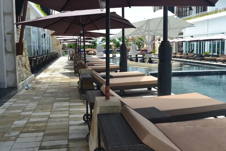 The Sakala Resort Bali Outdoor Sun Loungers